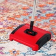 thumbnail image 3 of Miangastore 1 Ensemble Balai à Tapis Portatif Balai Aspirateur Manuel avec Rouleaux de Brosse Rotatifs Balayeuses à Pousser à la Main pour Enlever les Poils d'Animaux et la Poussière, 3 of 9