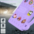 thumbnail image 6 of Allytech Onn 10.1" Gen 3 Case 2022 Model 100071485, Kids Friendly Soft EVA Foam Heavy Duty Protection Stand Handle Cute Design Case Cover for Walmart Onn 10.1" 100071485 -Purple, 6 of 6