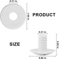 thumbnail image 2 of 6pcs Pool Cleaner Plastic Wheel Screw Set 180/280 Wheel Screws for Spare Parts, 2 of 5
