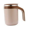 thumbnail image 4 of Taza de café automezcladora automática multiusos portátil con agitador automático Rosa, 4 of 9
