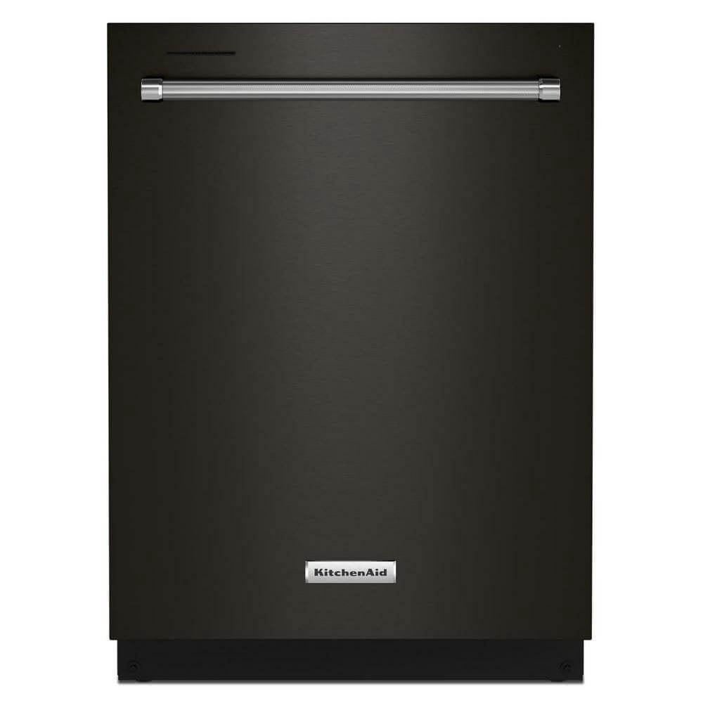 KitchenAid KDTE204KBS 39 dBA Black Stainless Steel Dishwasher with