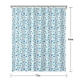 thumbnail image 5 of Blue Christmas Snowflake Pattern Shower Curtain 72"x84" ,Bathroom Decorative Shower Curtains Set with 12 Hooks,Modern Waterproof Washable Shower Curtain, 5 of 6