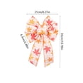 thumbnail image 3 of Aoznliie Fall Ribbon Bows, 5 Pack Woven Fabric Bows for Thanksgiving, 14x8 inch Orange Ribbon Bows for Wreath Table Decor, Multicolor, 3 of 7