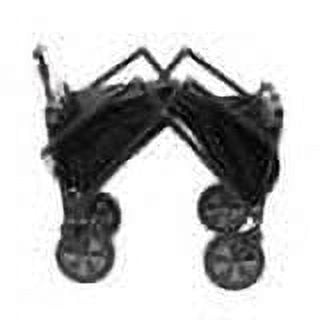 Seina Compact Outdoor Folding Utility Wagon, Black