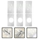 thumbnail image 4 of 3 juegos de placas de reparación de bisagras para puertas y gabinetes, soporte de reparación de bisagras con orificio roscado, 4 of 7