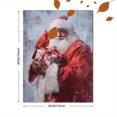 thumbnail image 3 of Santa Claus Cardinal Gift Canvas Wall Art 15.75x11.81 Inches, 3 of 8