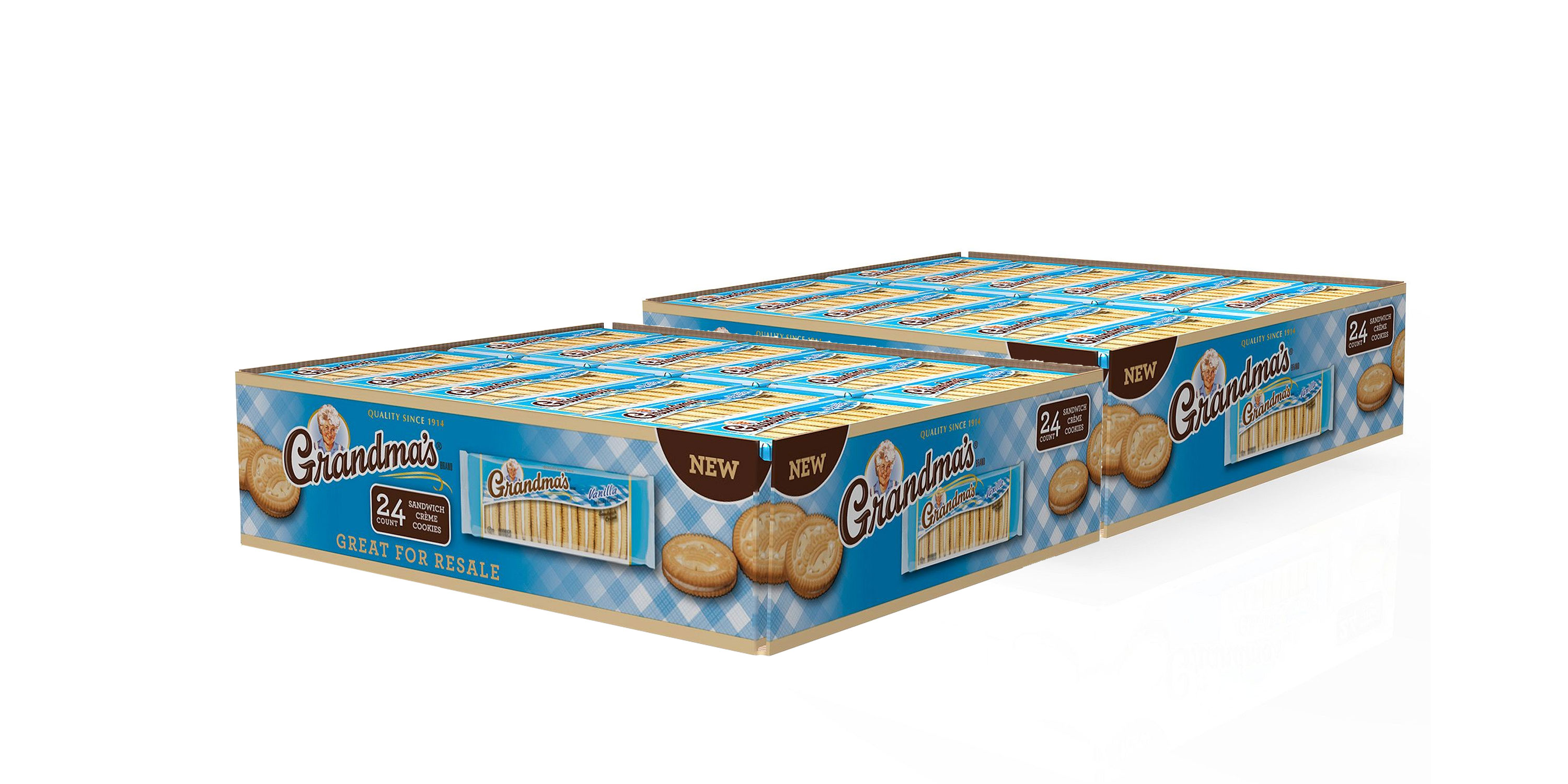 Grandma's Sandwich Creme VanillaFlavored Cookies (24 ct.) 2 PACK