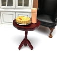 thumbnail image 6 of 6*6*4.5cm Decor 1:12 DIY Toys Wooden Furniture Model Tea Table Furniture Simulation Dollhouse Furniture Miniature Coffee Table 1, 6 of 8