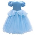 thumbnail image 2 of HAWEE Déguisements de Princesse pour Filles Halloween Robe de Princesse Déguisement Robe de Soirée Cosplay Fête d'Halloween, 2 of 7