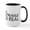 White/Black Inside, variant on CafePress - Peanuts Emoji Struggle Is - 15 oz Ceramic Large White Novelty Mug