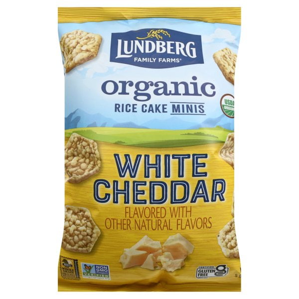 Lundberg Family Farms® White Cheddar Organic Rice Cake Minis 5 oz. Bag
