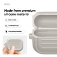 thumbnail image 4 of elago Armor Case Compatible with AirPods Pro 3 Case - Carabiner Included, Supports Wireless Charging, Shock Resistant, Full Protection (Stone), 4 of 5