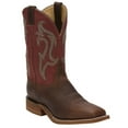 thumbnail image 2 of Justin Boots Mens Bender 11 Inch Embroidered Square Toe Cowboy  Mid Calf Bo, 2 of 5