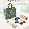 thumbnail image 5 of FORMRS Womens Corduroy Tote Bag Crossbody Shoulder Handbag with Pocket, Christmas Candy Cane, 5 of 7