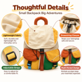 thumbnail image 4 of Lightweight Outdoor Casual Backpack, Comfortable Travel Daypack, Durable Portable Carry Bag for Tiny Tots Family Travel, Casual Outdoor Activities & Daily Use, 4 of 10