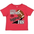 thumbnail image 3 of Inktastic Little Brother and Biggest Fan Football Player Boys Toddler T-Shirt, 3 of 5