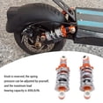 thumbnail image 3 of Amortisseur de Moto, Amortisseur de Suspension en Acier Inoxydable Réglable 125mm Résistant à l'Oxydation 2 Pcs pour Scooters Électriques, 3 of 7