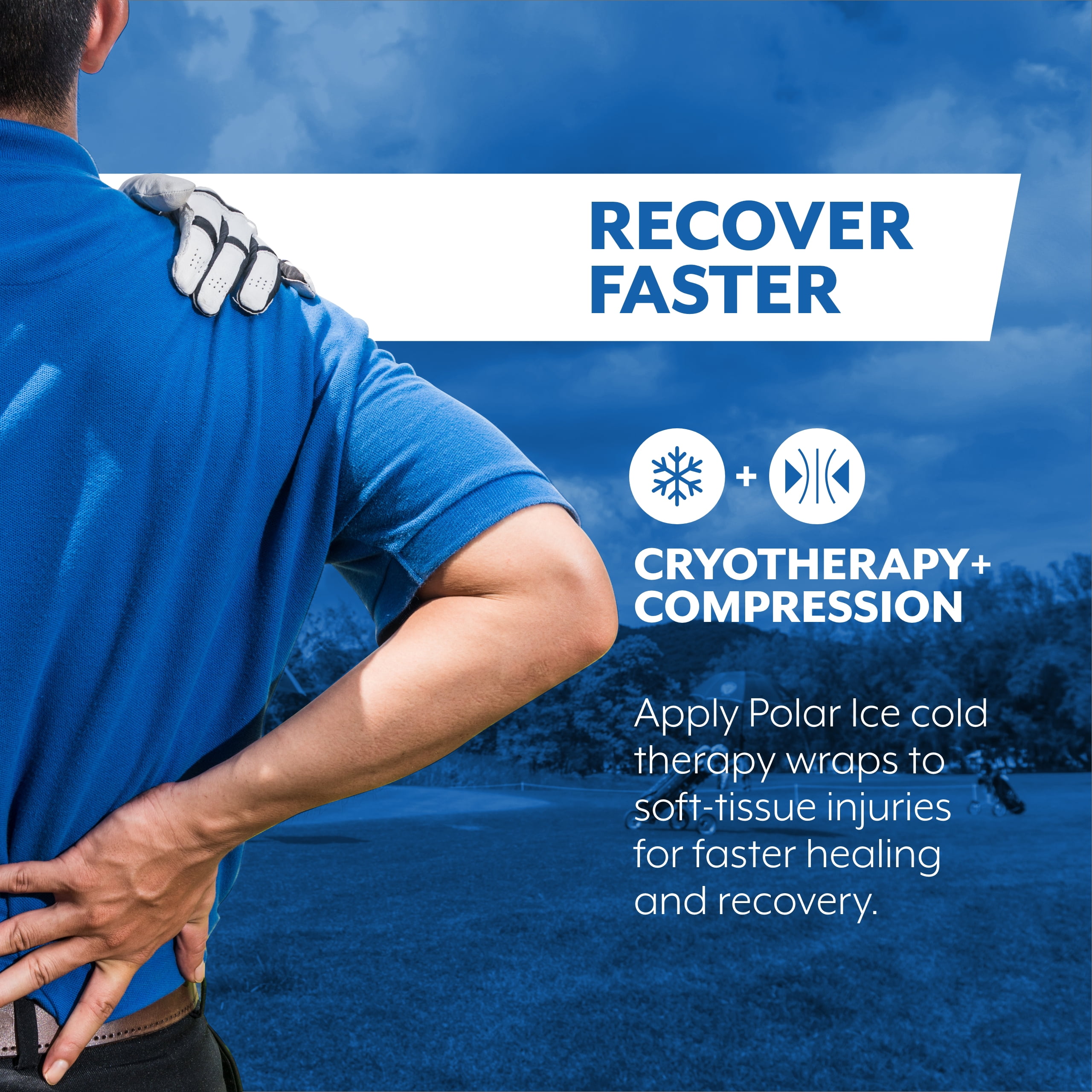 Polar Ice Shoulder and Hip Wrap - Universal - Cryotherapy Cold Therapy Pack