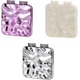 thumbnail image 1 of 3PCS Wave Bright Surface Compact Mirror Square Travel Makeup Mirror, 1 of 3