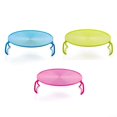 thumbnail image 1 of 3 PCS Microwave Folding Tray for Microwave Round Steamer Rack Steam Rack Steamer Rack Stand Round Microwave Grate Microwave Plastic Microwave Tray, Mi, 1 of 5