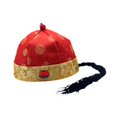 thumbnail image 2 of Sombrero oriental chino, divertido sombrero de emperador Qing para fiesta temática, espectáculo de disfraces Estilo H, 2 of 8