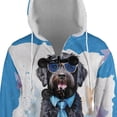 thumbnail image 4 of Happy Father's Day Best Portuguese Water Dog Cool Dad Ever All Over Print 3D Hooded Duffle Toggle Coat PWD Portie Fishing Dog Lover - 12007, 4 of 6