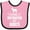 Pink and Black, variant on Inktastic Easily Distracted by Goats Boys or Girls Baby Bib