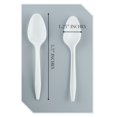 thumbnail image 2 of VeZee Disposable Plastic White Medium-Weight Single Use Tea Spoons for Bulk Use. Best for Hotel, Restaurants, Deli, Parties & Daily Use: 1000CT, 2 of 4