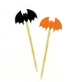 thumbnail image 3 of Darling Souvenir, Halloween Bat Cupcake Toppers, Party Dessert Decorations - Pack Of 40, 3 of 3