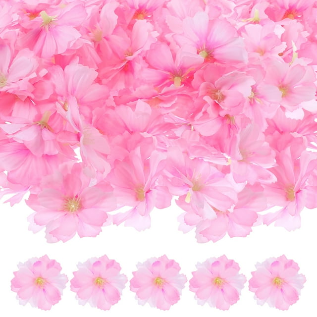 100 Pcs Matériel de Fabrication de Tête de Fleur Diy Plume Blossom Épingle à Cheveux Ornement Floral