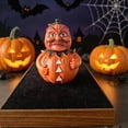 thumbnail image 5 of Halloween Pumpkin Decoration Yard Ornament for Outdoor Decor, Spooky Pumpkin Statue for Garden Lawn, Unique Fall Seasonal Home Porch Accents, 1Pack Pumpkin #A, 5 of 5