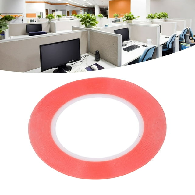 10 Pcs Double Sided Tape PET Tape Mounting Red Adhesive Removable for Car Home Decor