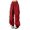 Red, variant on YujiCraft Women's Lace-Up Elastic Waist Solid Color Casual Trousers, Slim Fit Ankle Pants with Belt Loops,L