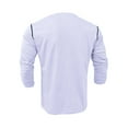 thumbnail image 3 of Biekopu Men Henley Shirts Contrast Color Casual Long Sleeve Tops with Pocket Spring Clothes for Beach Vacation Streetwear, 3 of 7