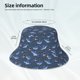 thumbnail image 3 of Fotbe Cartoon Shark Sombrero Tipo Pescador con Estampado – Sombrero de Sol de Algodón de Moda para Playa, Golf, Pesca, 3 of 6