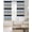 Navy blue, khaki, light blue, variant on Grey Navy Blue Striped Black Out Curtains 72 Inch Long, Light Blocking Drapes with Black Liner, Farmhouse Stripes Modern Abstract Art Blackout Curtains for Bedroom Living Room 52"x72" 2 Panels