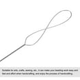 thumbnail image 3 of Unique Bargains Thread Sewing Needles Collapsible Large Eye Beading Needle Stainless Steel 130x0.4mm, 3 of 5