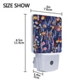 thumbnail image 4 of Beautiful Floral Flower Night Light 2 Pack LED Nightlight Plug into Wall Dusk to Dawn Sensor Soft White, 4 of 7
