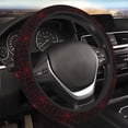 thumbnail image 5 of KLL Red Spider Car Steering Wheel Cover, Universal 15 inch, Soft Elastic and Comfortable,Car Accessories Decorations, 5 of 6