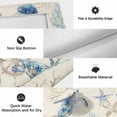 thumbnail image 6 of Nautical Coastal Outdoor Rug for Patio/Deck/Porch, Non-Slip Large Area Rug 6 x 9 Ft, Vintage Beach Octopus Turtle Jellyfish Indoor Outdoor Rugs Washable Area Rugs, Camping Rug Carpet Runner, 6 of 8