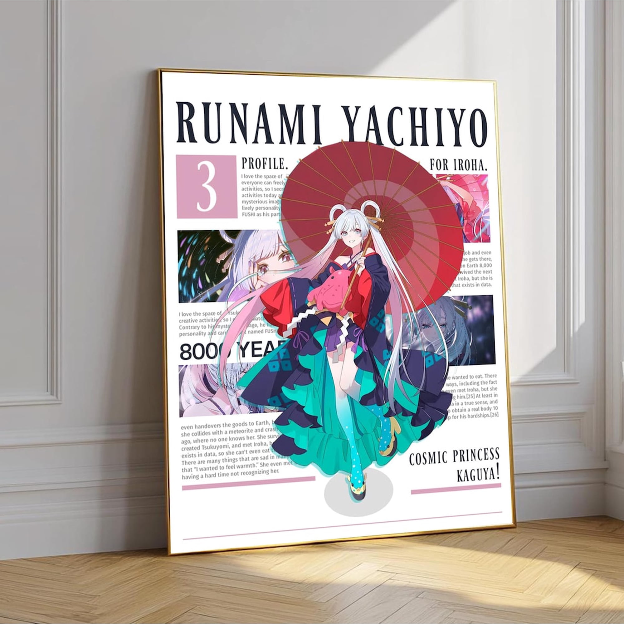 Cosmic Princess Kaguya Anime Poster Set, Iroha Sakayori Wall Art, Fantasy Manga Print, Japanese Anime Decor, Otaku Room Gift Unframed Size 24''x36'' GooGate