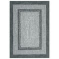 thumbnail image 3 of GlowSol 9'x12' Area Rug Washable Modern Braided Print Rugs for Living Room Bedroom Non Slip Low Pile Floor Carpet, Gray, 3 of 8