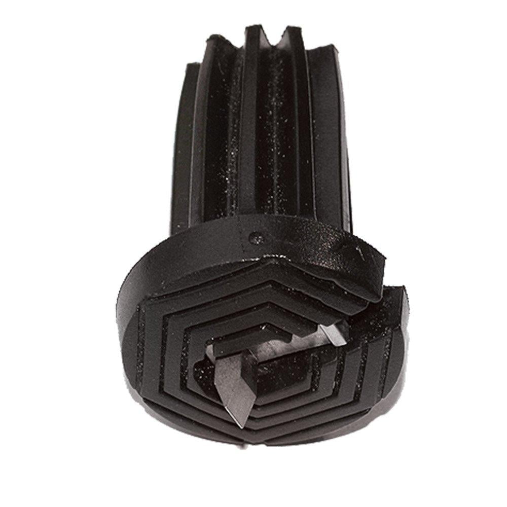 Flip-Up Ice Gripper Walking Cane Tip - Small with Retractable Metal Prongs – Slip-Resistant, Versatile for Ice and Regular Surfaces – Ideal for Men & Women, Perfect for Indoor and Outdoor Use