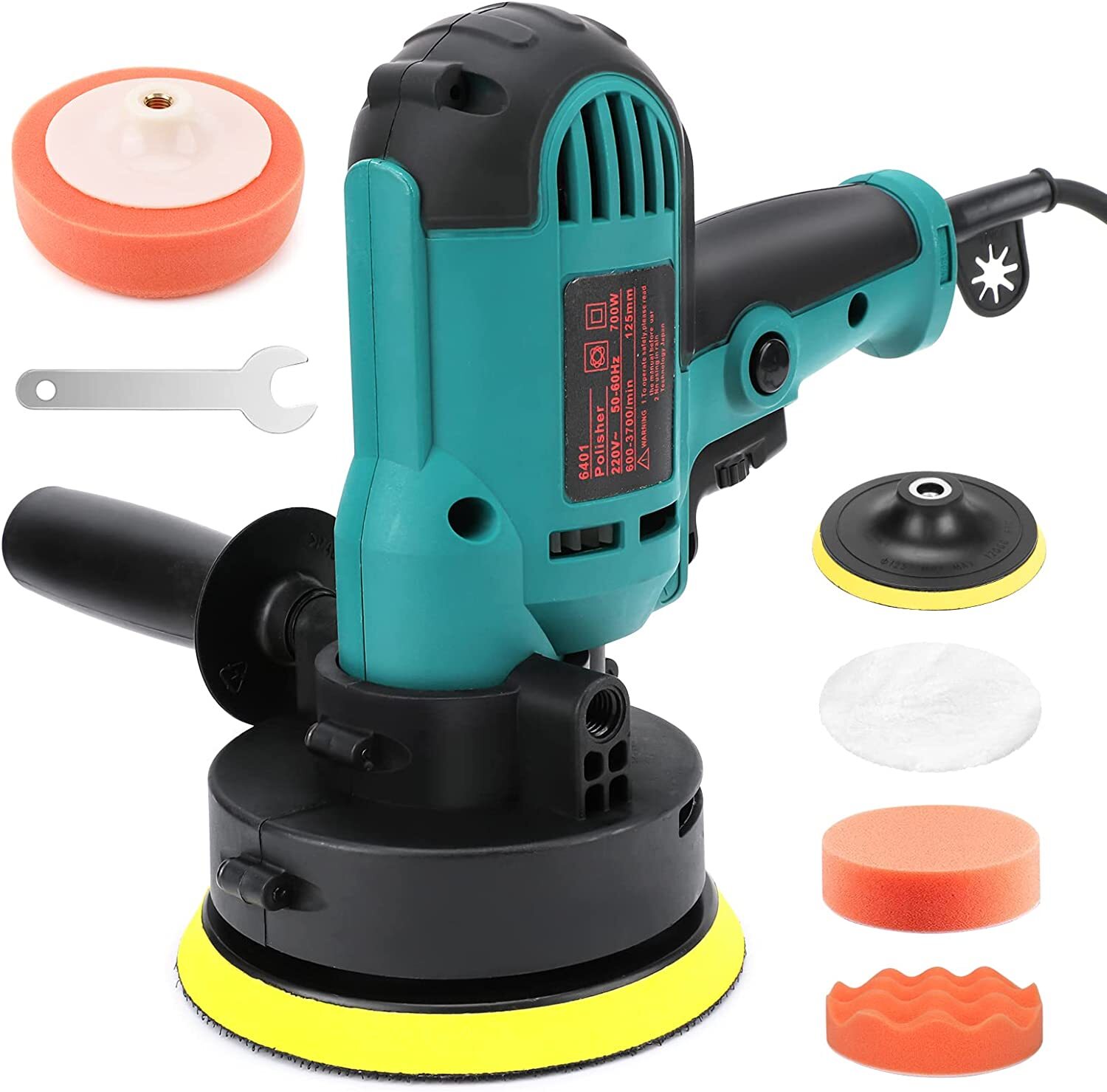 Welltop Buffer Polisher 700W Car Buffer Polishing Machines Electric Polisher Kit Rotary Car