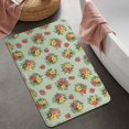 thumbnail image 2 of Pioneer Flower Floral Print Pattern Bathroom Rugs Mat, Non Slip Microfiber Bathroom Rug with Rubber Backing, Soft Mats for Bathroom Floor Tub Shower, 20"x32", 2 of 5