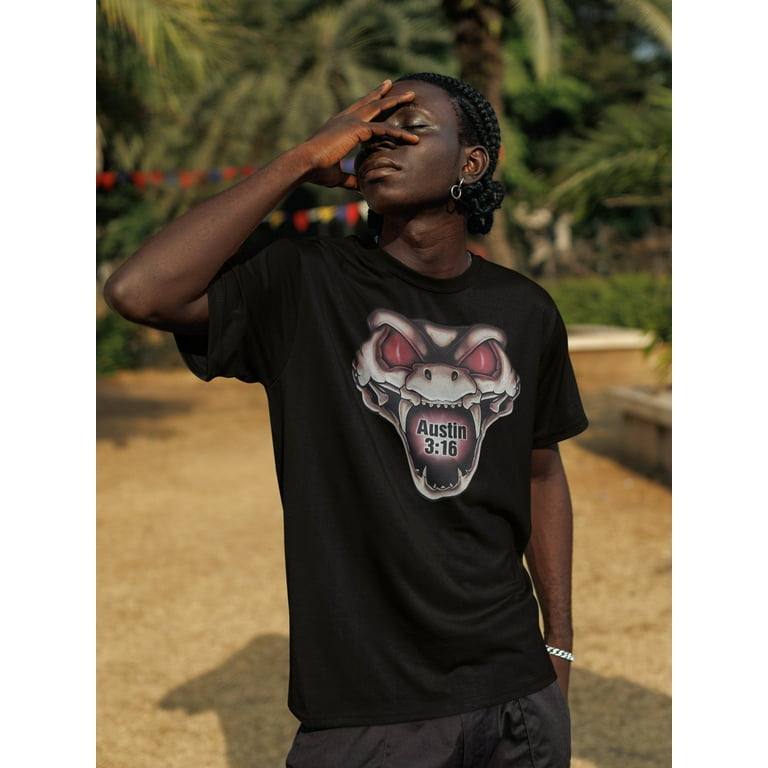 Stone Cold Steve Austin Don't Trust Anybody Rattlesnake Mens T