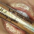 thumbnail image 4 of L.A. COLORS Moisturizing High Shine Holographic Shimmer Lip-gloss, Gold Rush, 4 of 7
