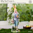 thumbnail image 2 of Fitz and Floyd Jardin Rabbit Male Earthenware Decorative Figurine, 2 of 10