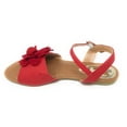 thumbnail image 2 of Victoria K Women's Solid Flower Sandals, 2 of 5
