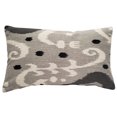 thumbnail image 1 of Pillow Decor Indah Ikat Gray 12x20" Pillow Cover, 1 of 1